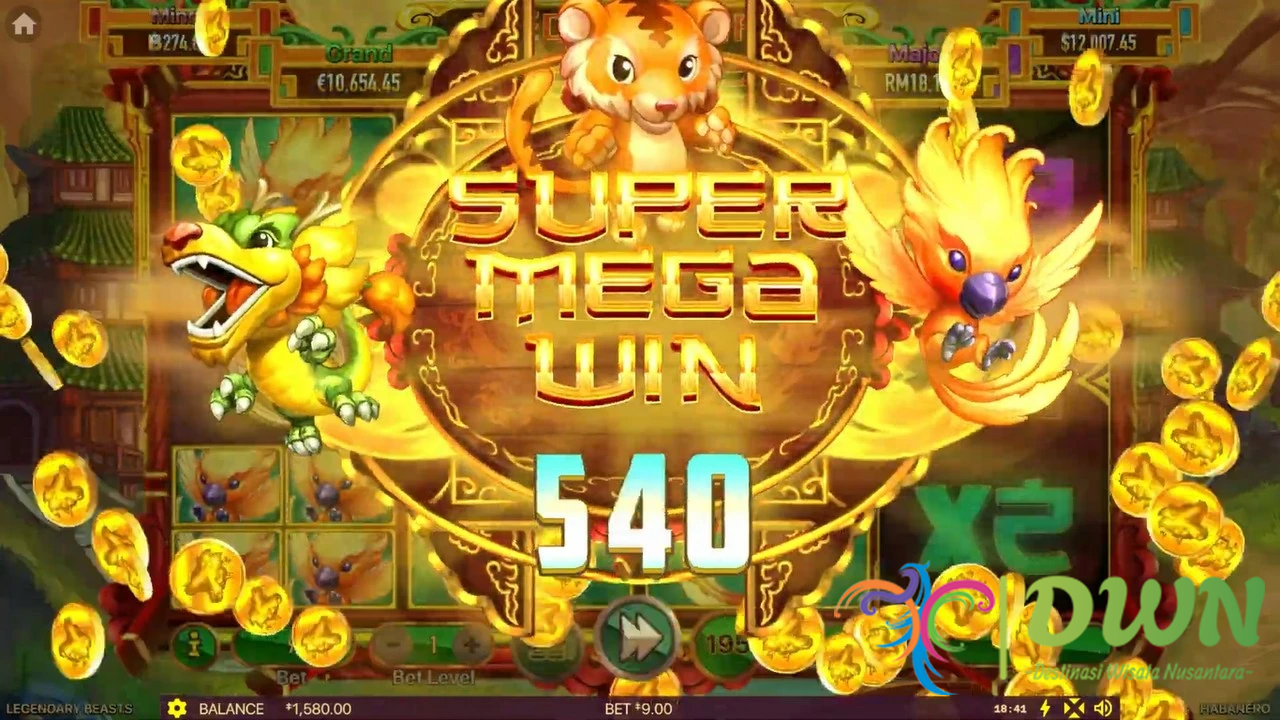 Legendary Beasts: Slot Online Habanero Menghadirkan Makhluk Mistis