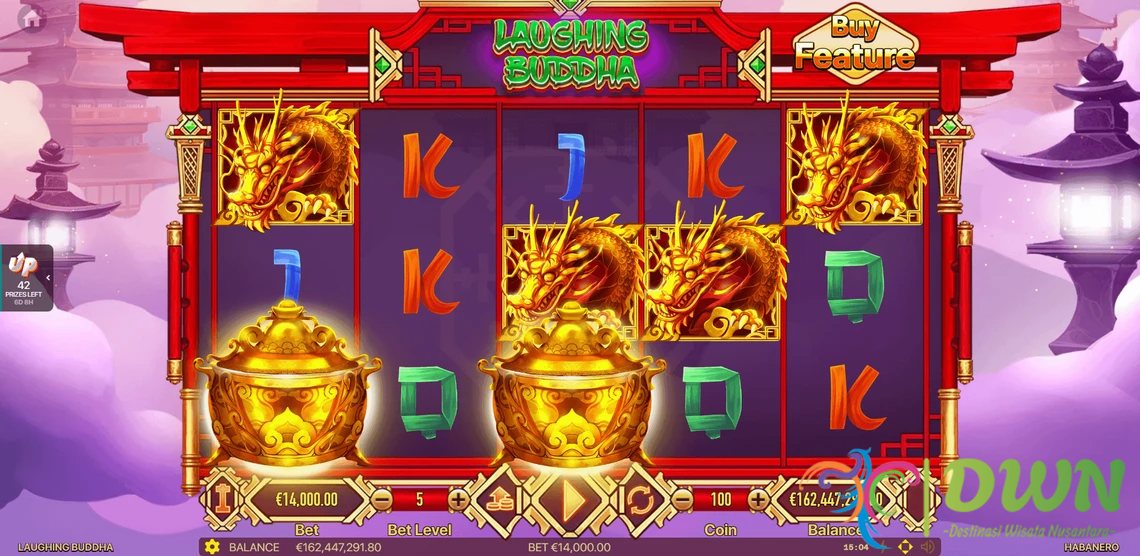 Laughing Buddha: Slot Online Habanero Kemenangan Maksimum 2.001x