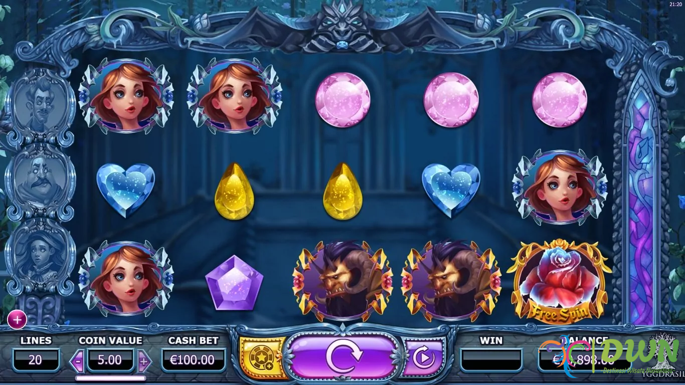 Beauty & The Beast Slot Online: Petualangan Magis dengan 5.000 Koin Jackpot