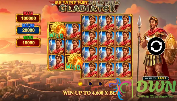 Mr Tain's Fury: Slot Gladiator dengan Hadiah hingga 4.600x Taruhan dan Fitur Unik