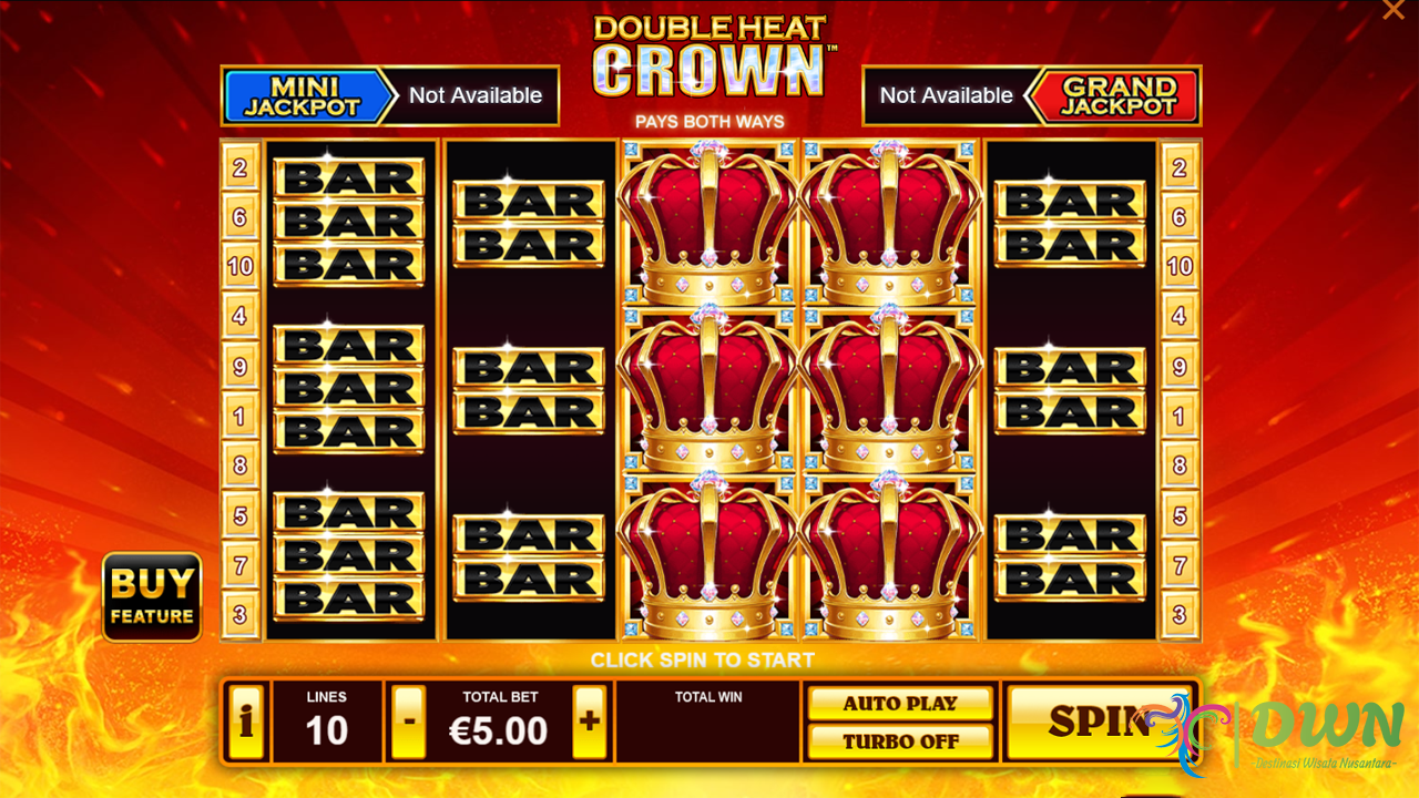 Double Heat Crown: Slot Klasik dengan Jackpot Progresif dan Wild Crown yang Menggiurkan