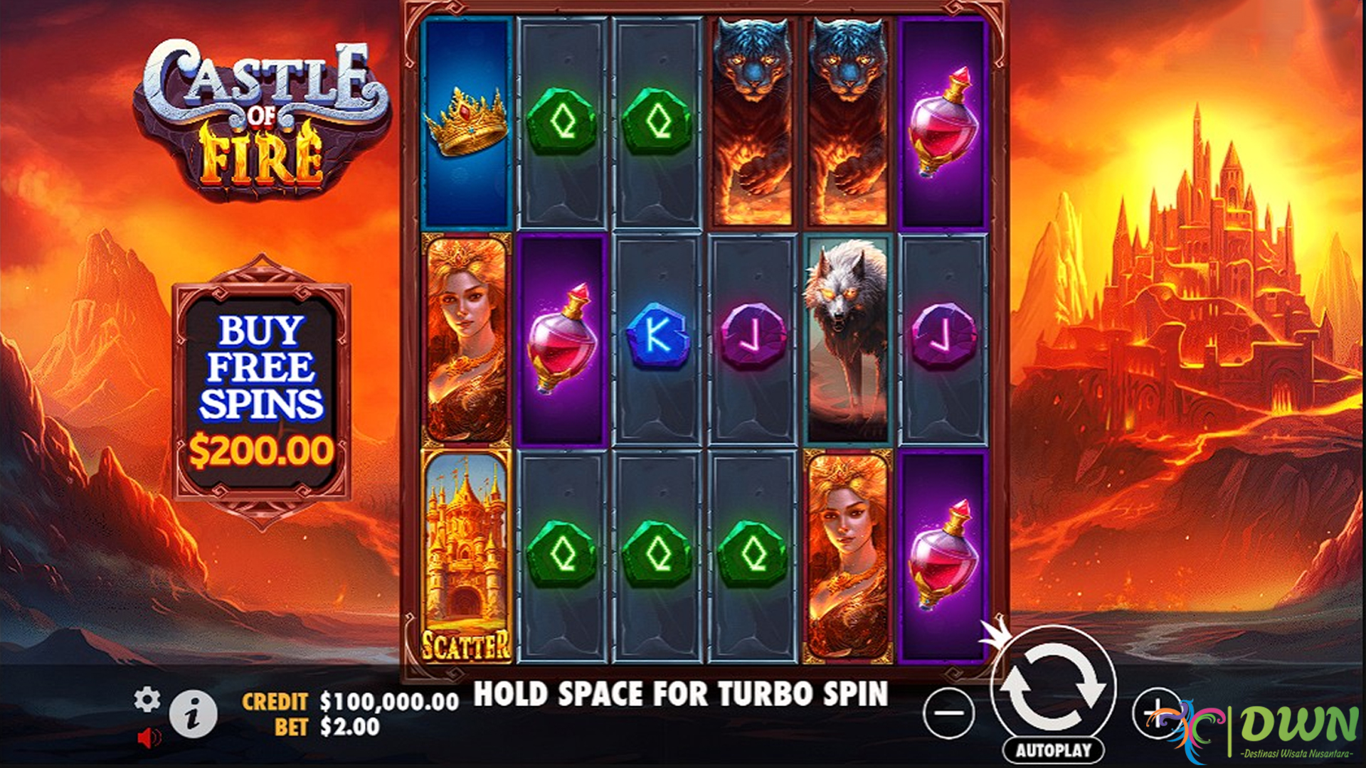 Slot Castle of Fire: Petualangan Membara di Dunia Keberuntungan